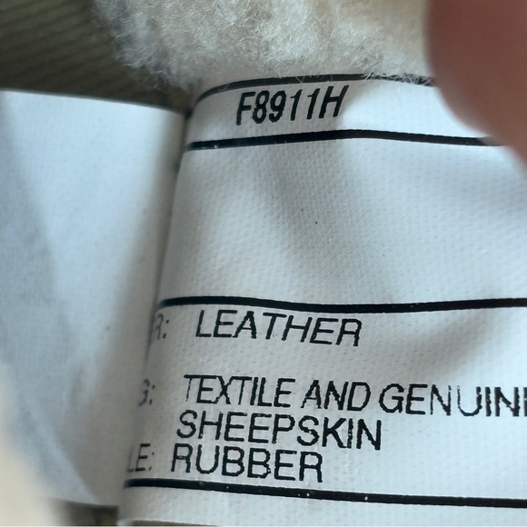 UGG 1958 Lynnea Leather Studded Foldover Clog Boot Shearling Cuff, Brown, Size 6 - Picture 11 of 11